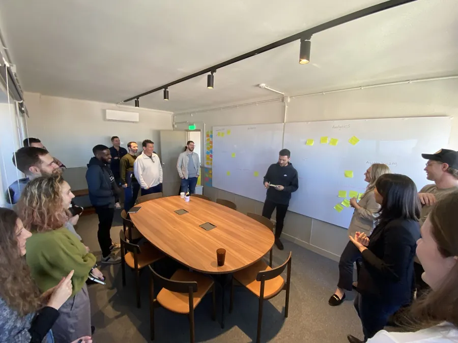 Ben running a workshop