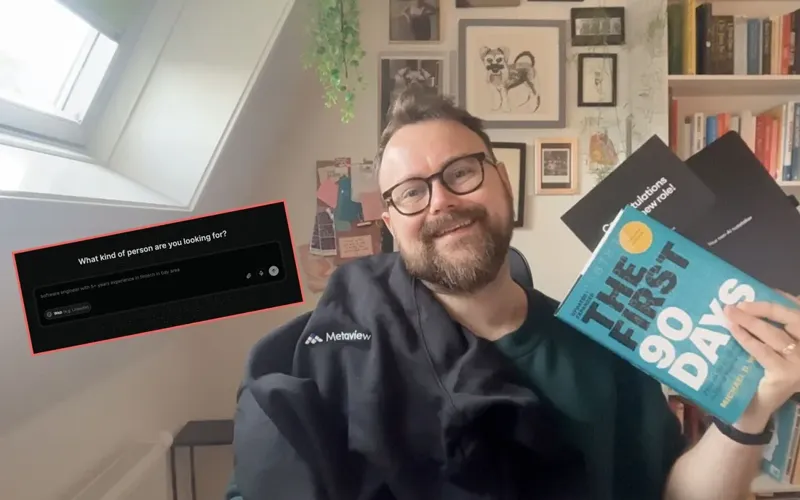 Ben at his desk
